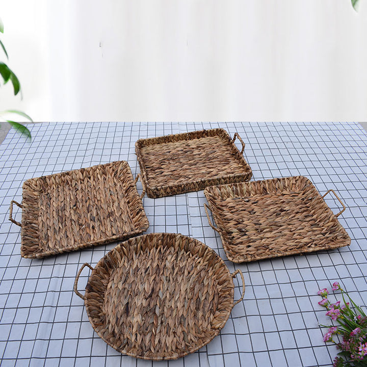 Woven Serving Tray Set Bowlift