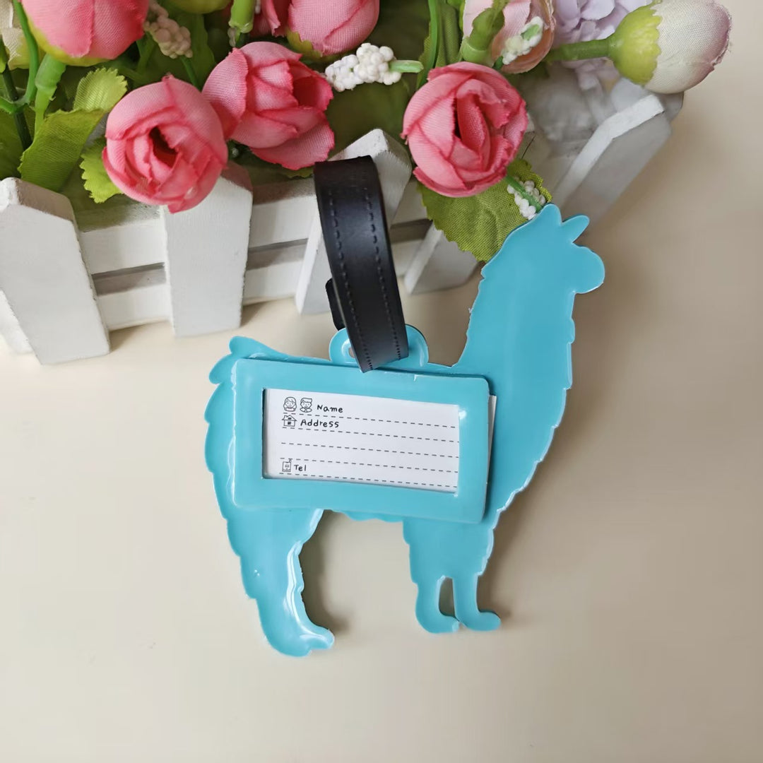 Unisex Cartoon Dog Luggage Tag Bowlift