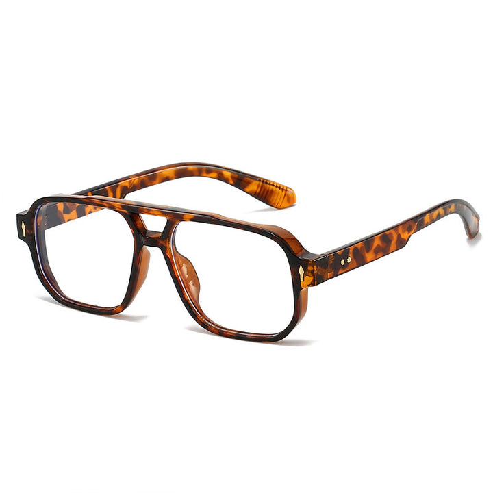 Oversized Geometric Sunglasses with Enhanced UV Protection Bowlift
