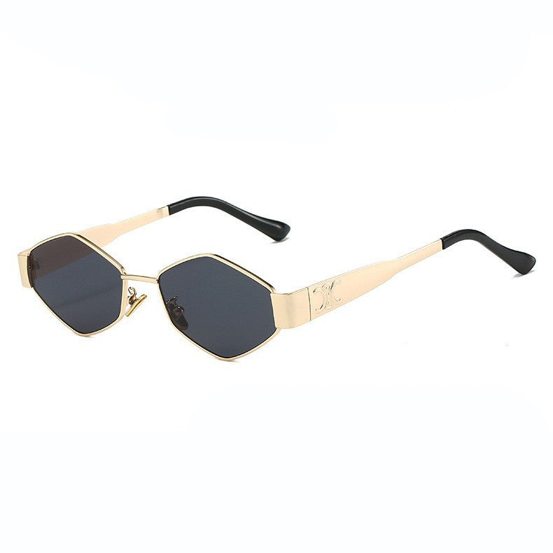 Elegant Angular Shield Sunglasses