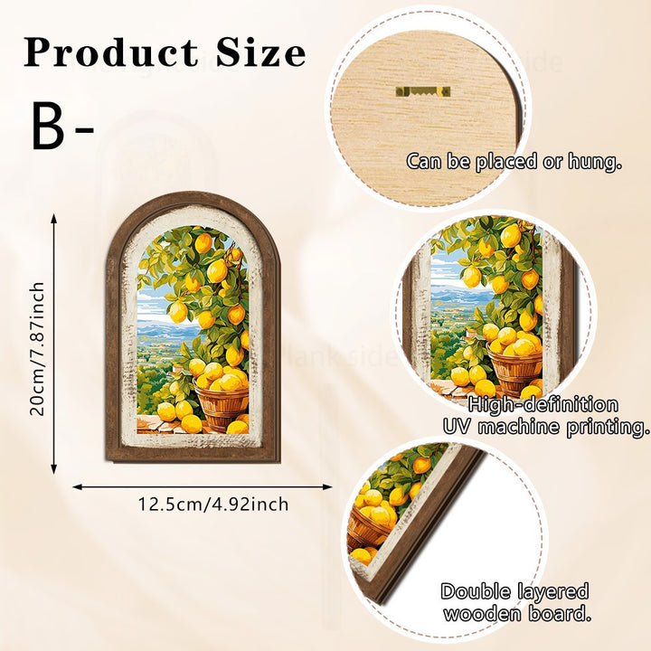 Wall decoration with lemon pattern Bowlift