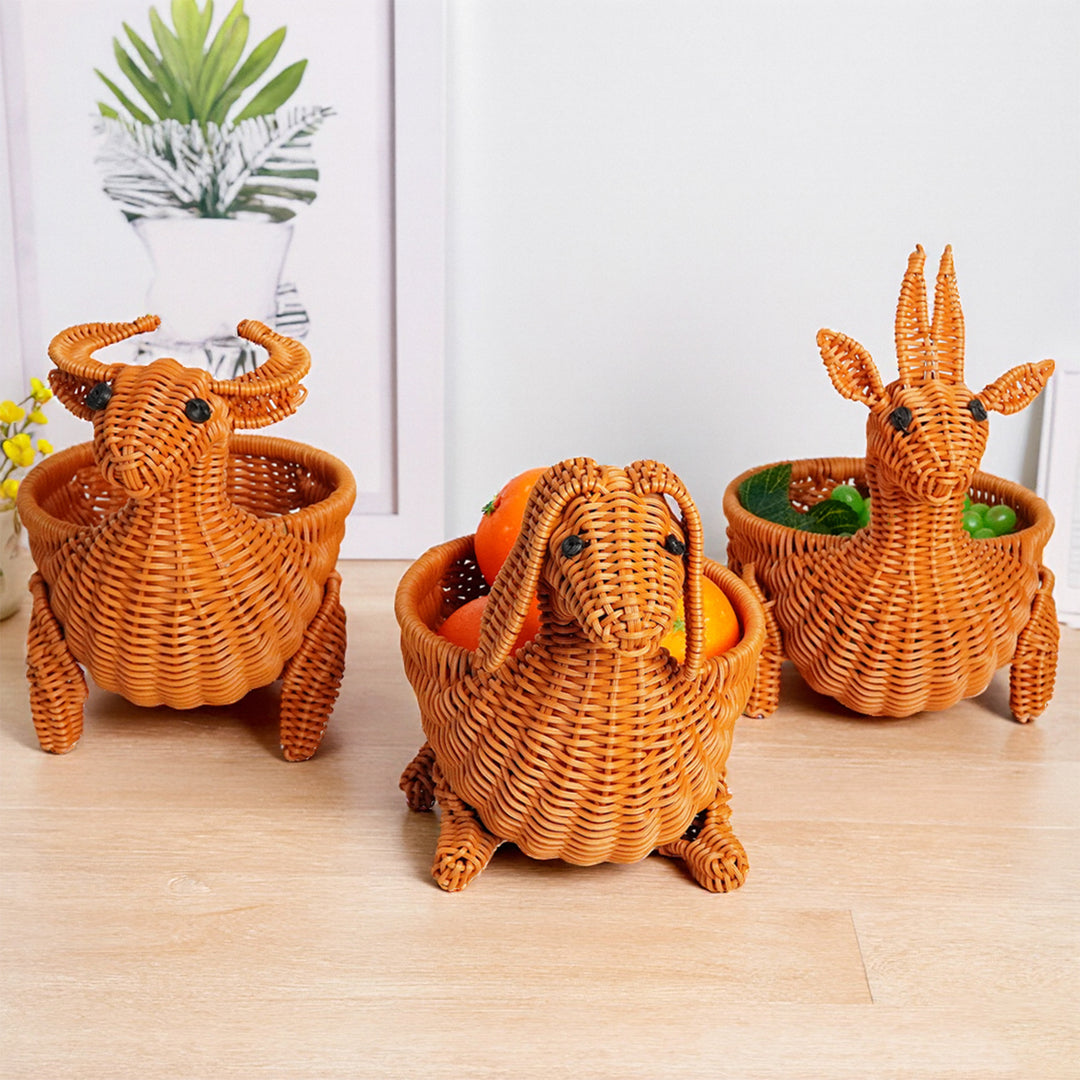 Women Creative Animal-shaped Storage Basket Bowlift