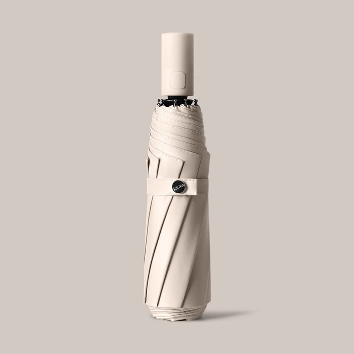 Ladies Automatic Folding Umbrella with Ergonomic Design and Wind Resistant Technology Bowlift