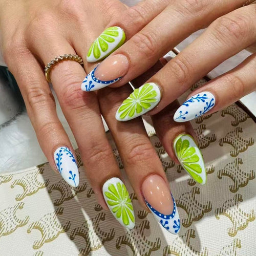 Premium Decorative Press-On Nails Bowlift