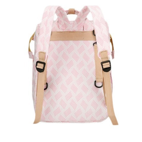 Functional Quilt-Patterned Backpack Bowlift