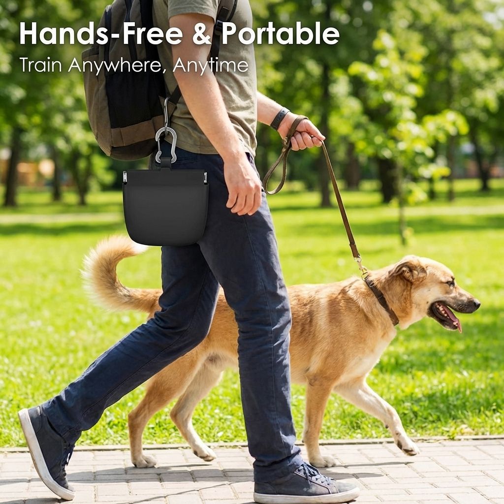 Silicone Dog Treat Pouch Bowlift