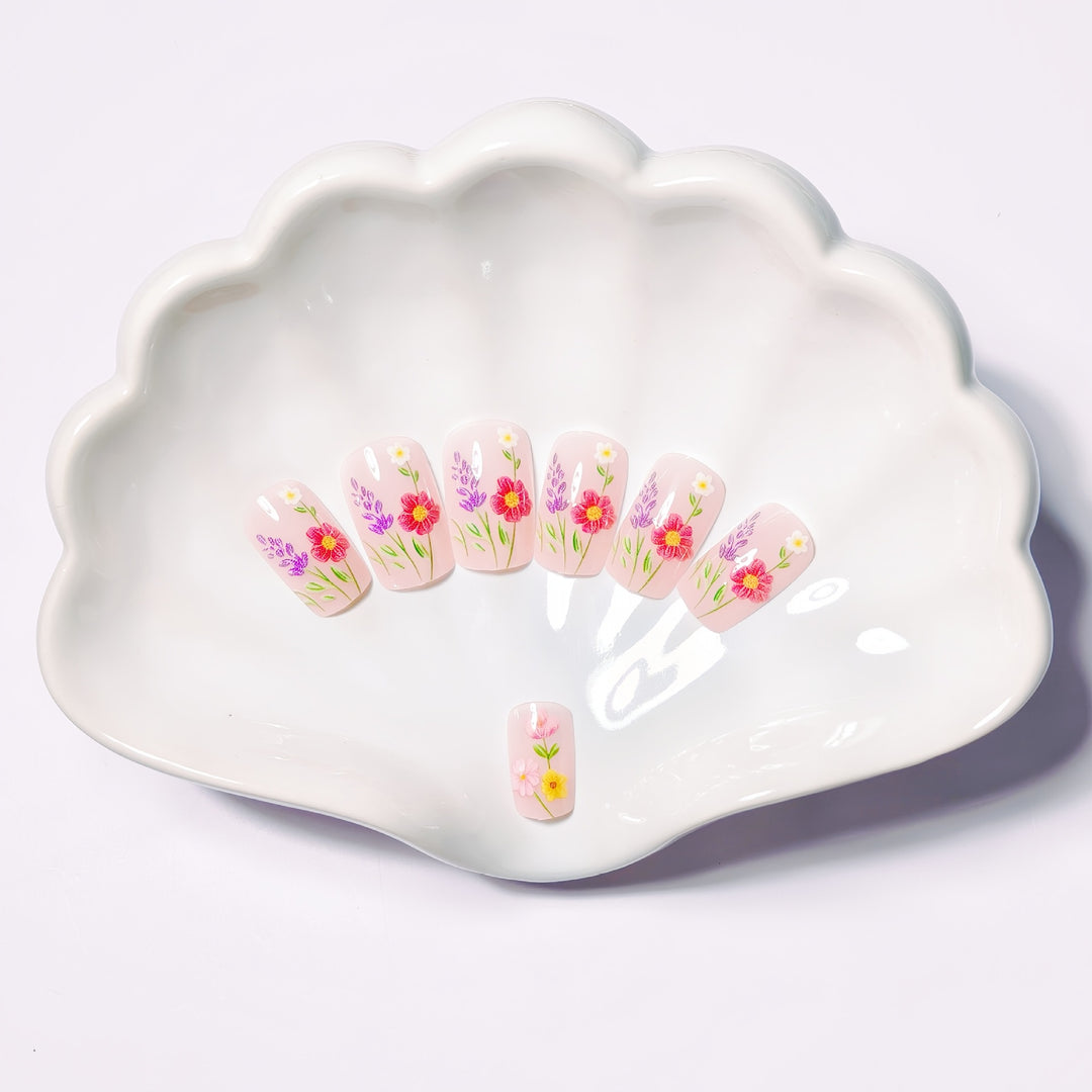 Blumen Nail Art Set Bowlift