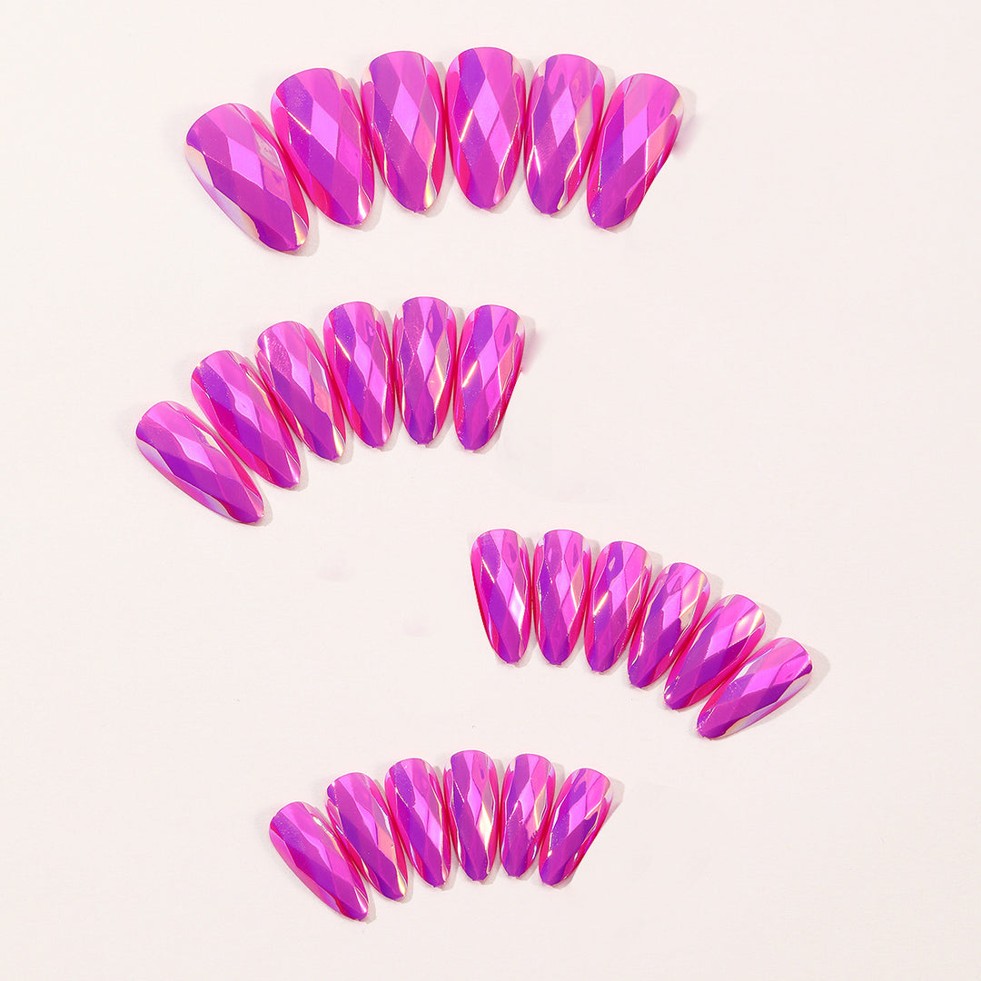 Crystal-Effect Stiletto Nail Art Extensions Bowlift