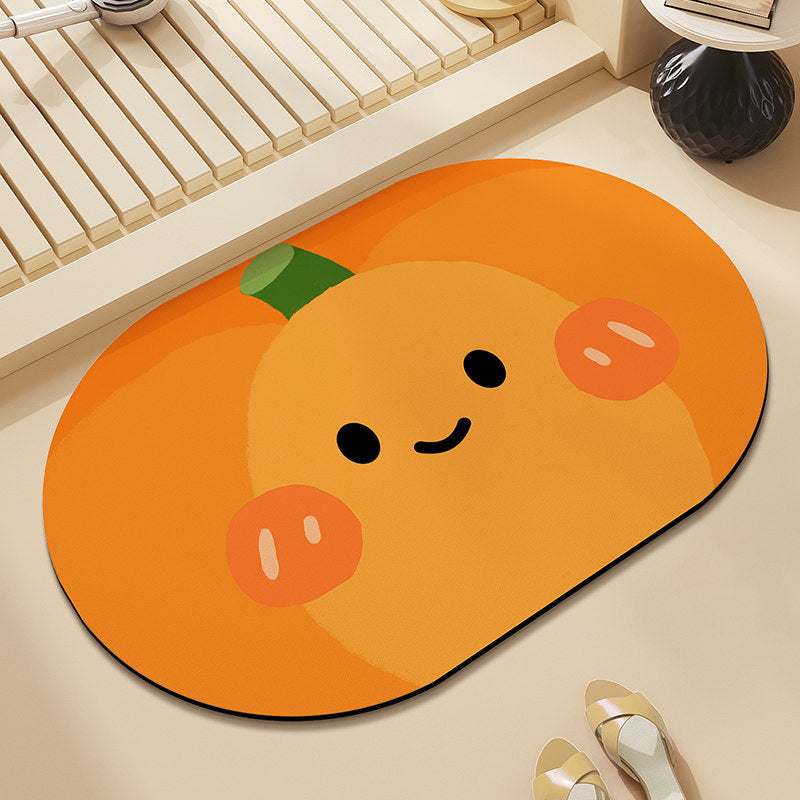 Playful Cloud-Shaped Bath Mat Bowlift