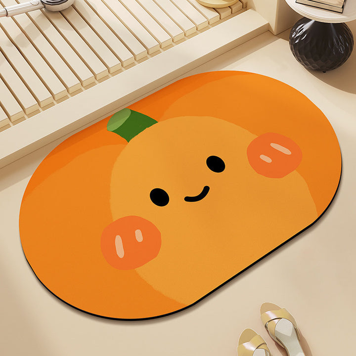 Playful Cloud-Shaped Bath Mat Bowlift