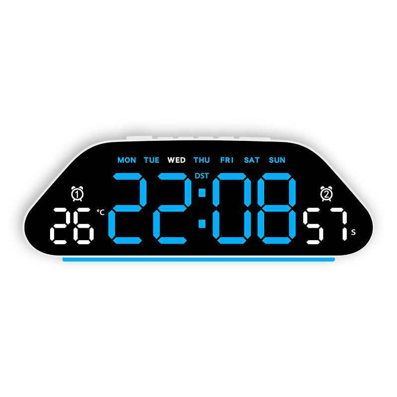 Digital Multifunctional Alarm Clock with Temperature and Date Display Bowlift
