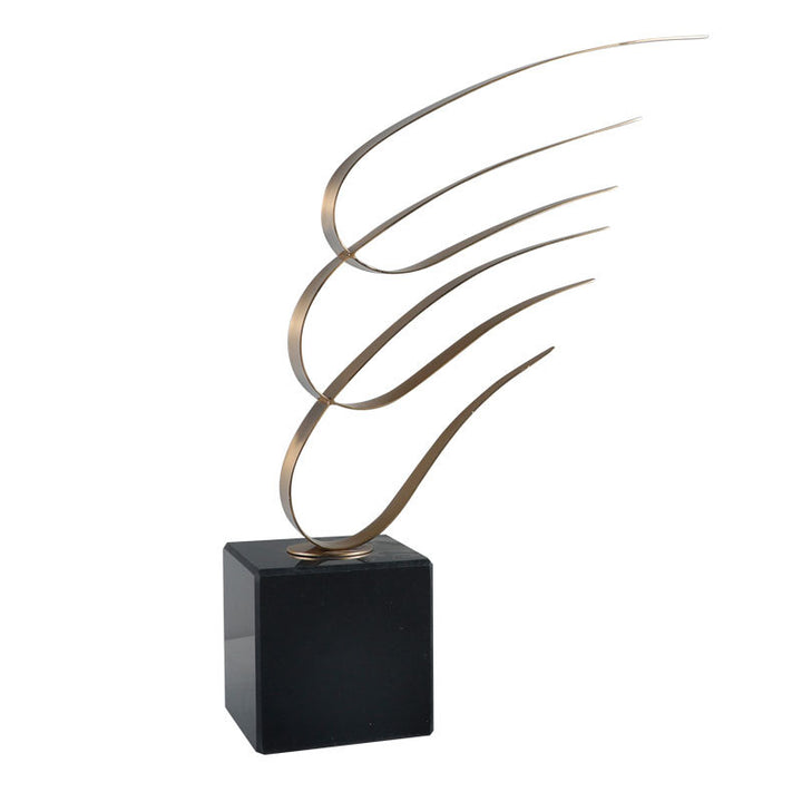 Abstract Metal Decorative Sculpture