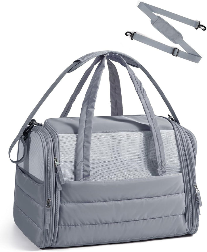 Pet Carrier Bag with Ventilation Mesh Bowlift