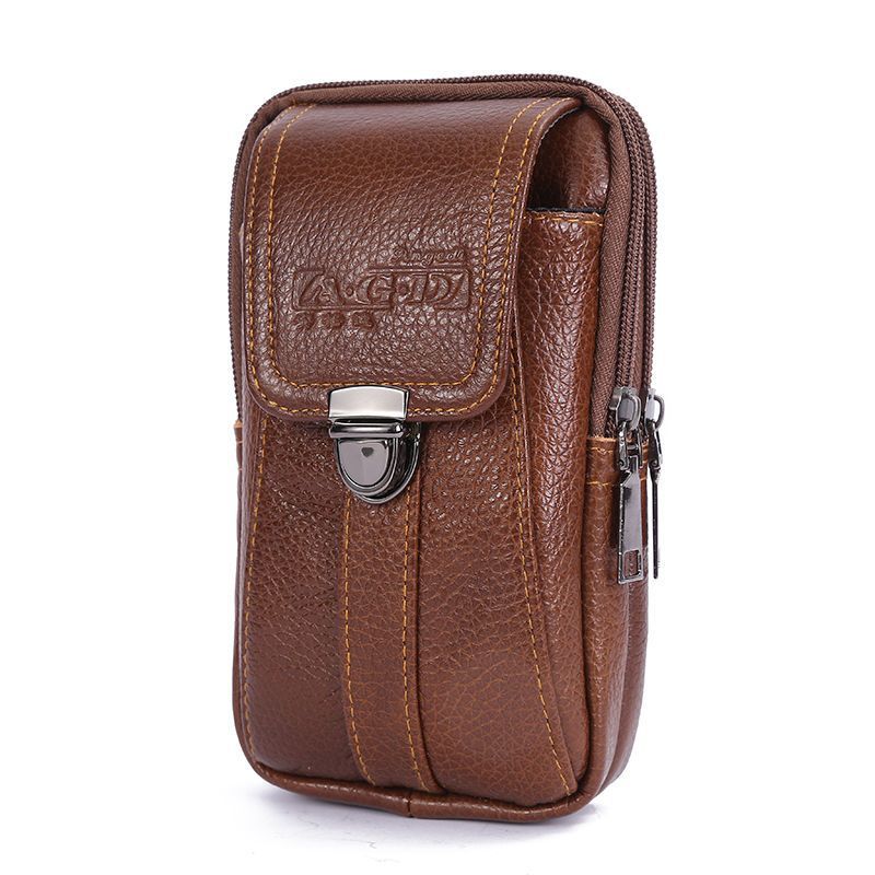 Premium Leather Phone Belt Bag Bowlift