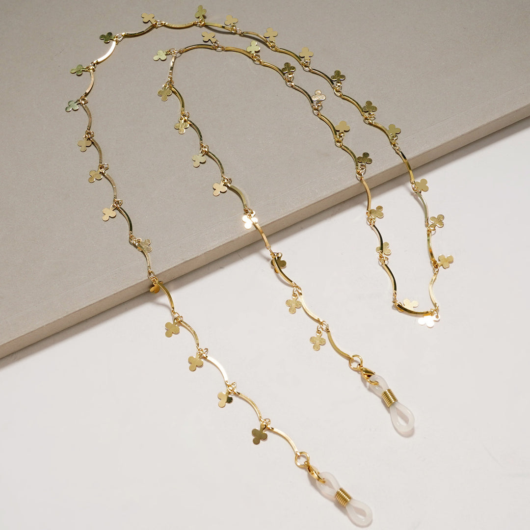 Star-Embellished Eyewear Chain Bowlift