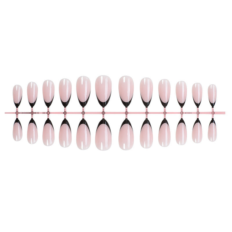 Elegant Pointed Press-On Nail Art Set Bowlift