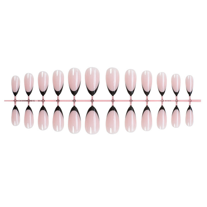 Elegant Pointed Press-On Nail Art Set Bowlift