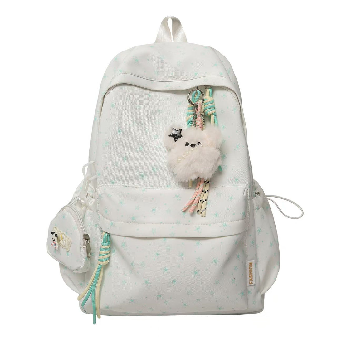 Stylish Star-Printed Backpack Bowlift