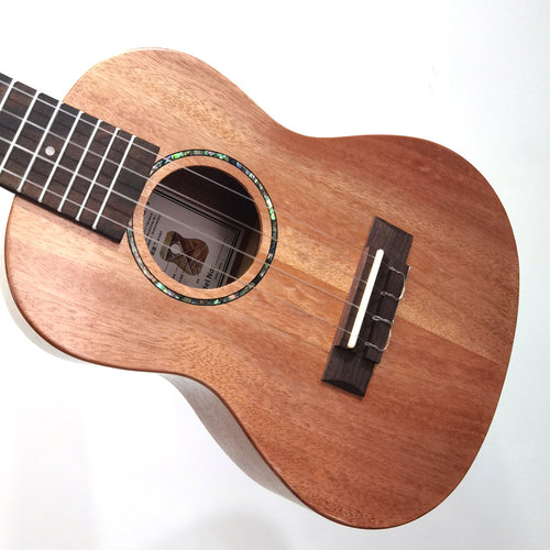 23-Inch Handmade Acoustic Ukulele Bowlift