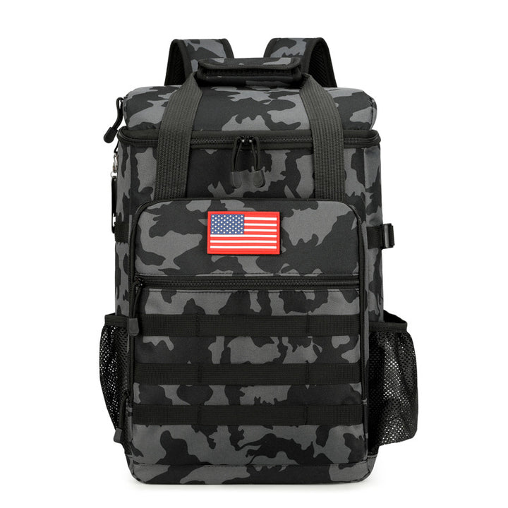Unisex nan tactical cooling backpack with insulated main compartment, MOLLE front pocket and padded shoulder straps Bowlift