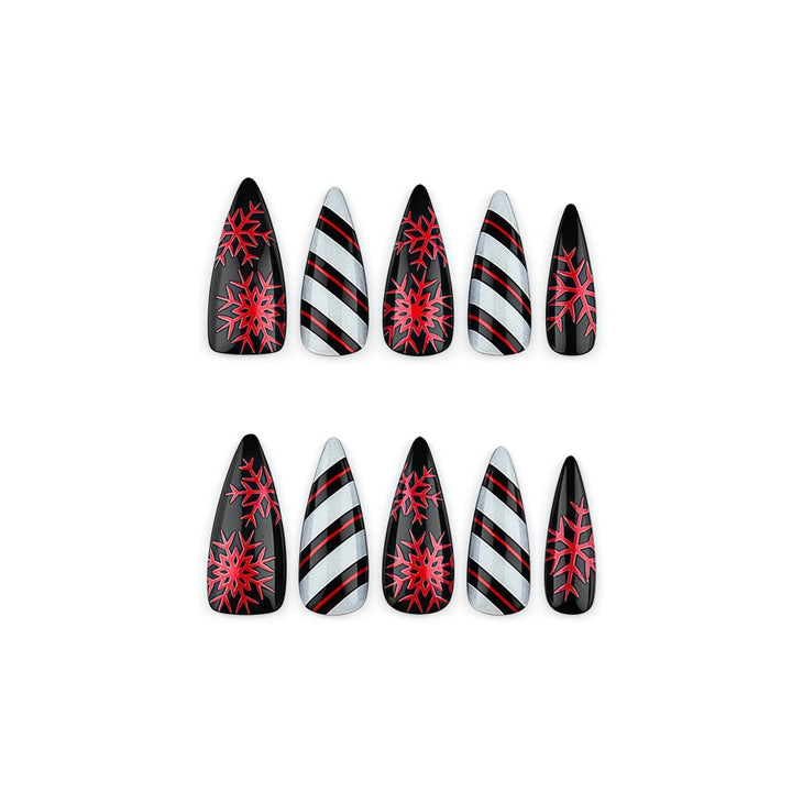 Artificial nails in elegant stiletto design with silky finish Bowlift