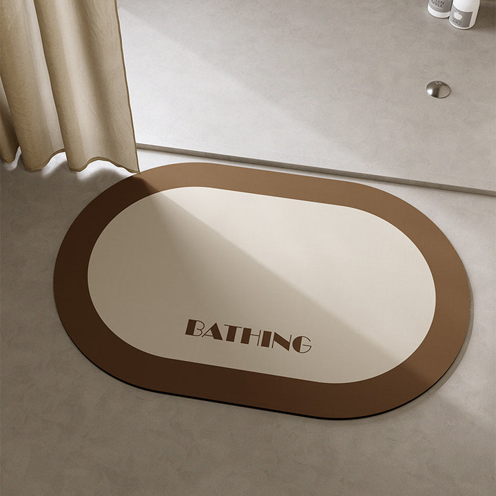 Playful Cat-Themed Bath Mat Bowlift