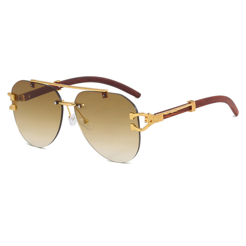 Women's sunglasses with elegant design and wooden accents Bowlift