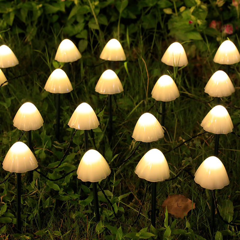 Crescent Moon Solar Garden Stake Lights With Textured Acrylic Diffuser And Warm White LED Bowlift