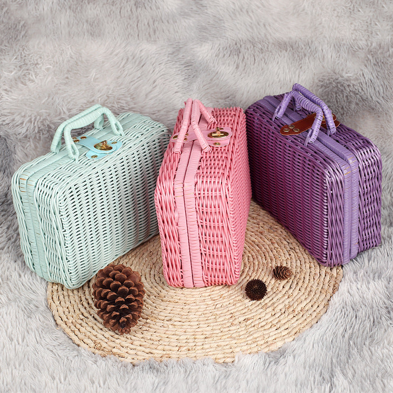 Chic Woven Storage Handbag Bowlift