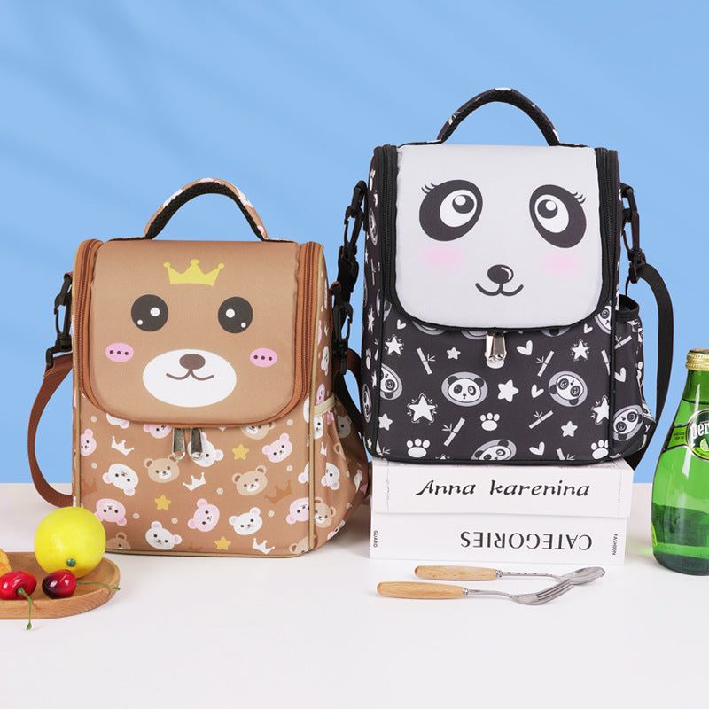 Cute Cartoon-Themed Lunch Carrier Bowlift