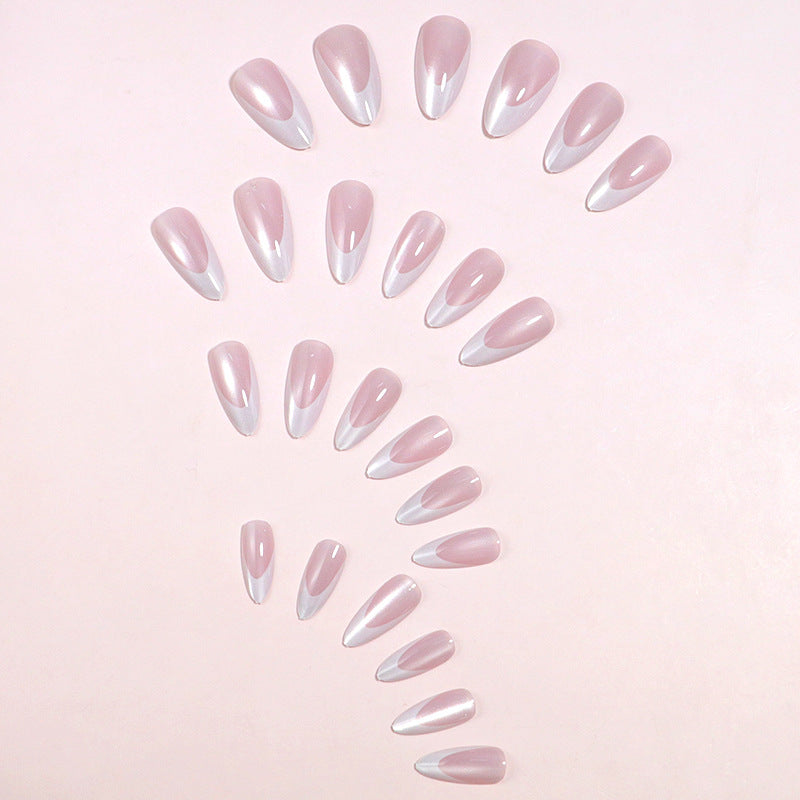 Luxurious Gradient Press-On Nails Bowlift