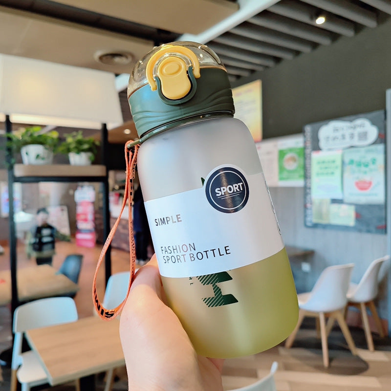 Women Stylish Water Bottle with Carrying Strap Bowlift