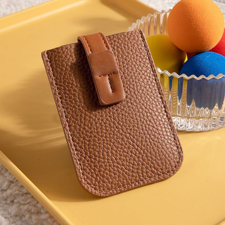 Elegant Leather Card Holder Bowlift