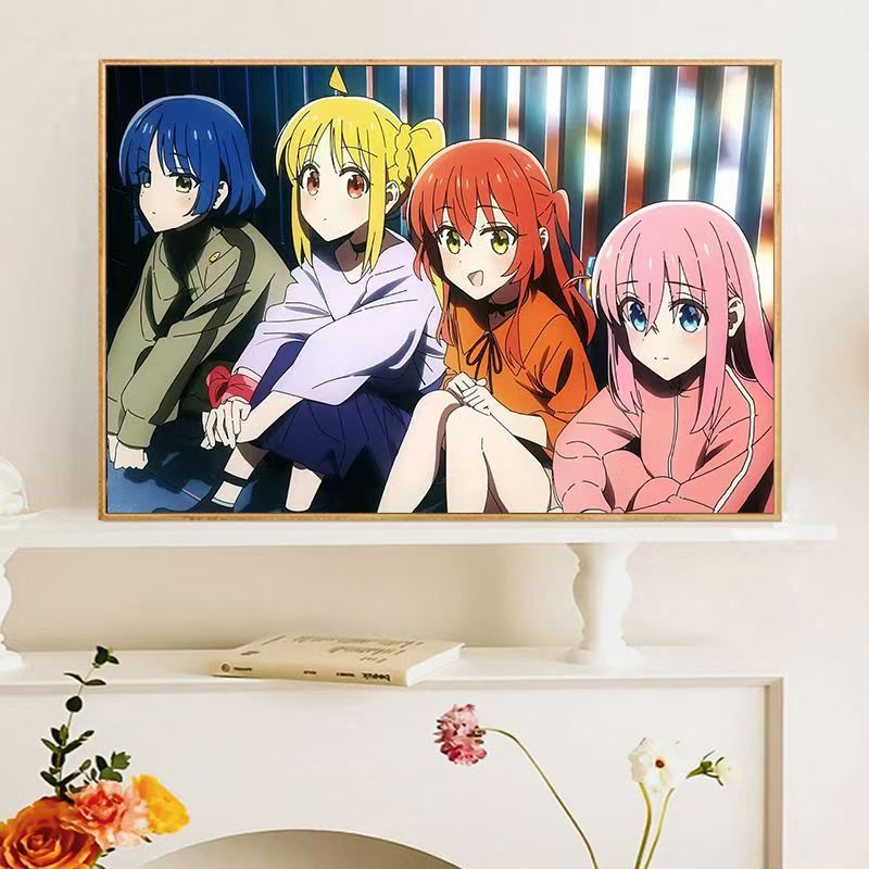 Anime-Inspired Character Wall Art Print Bowlift