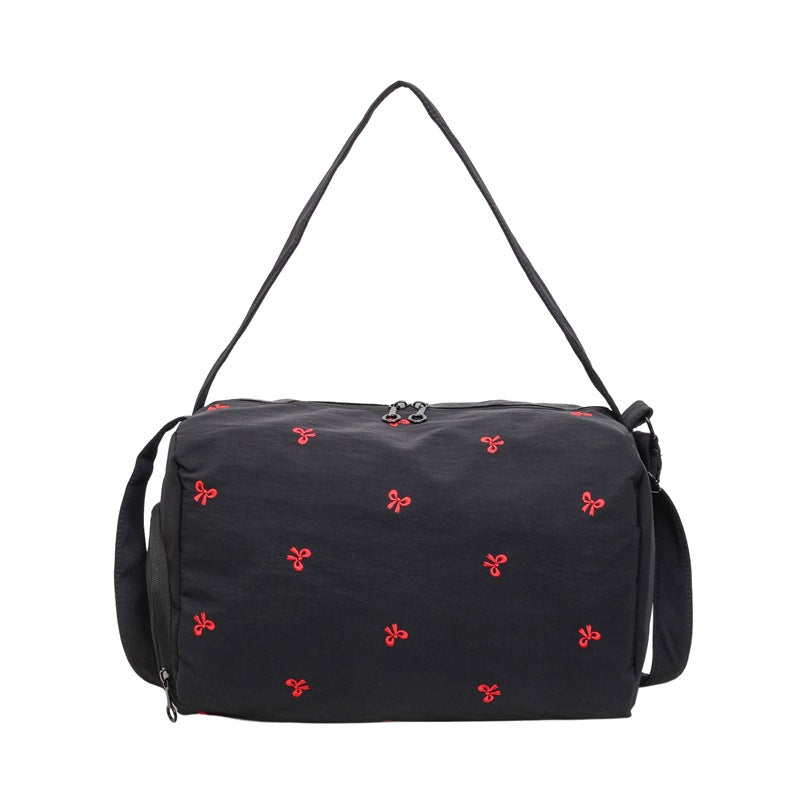 Stylish Embroidered Sports Duffle Bag