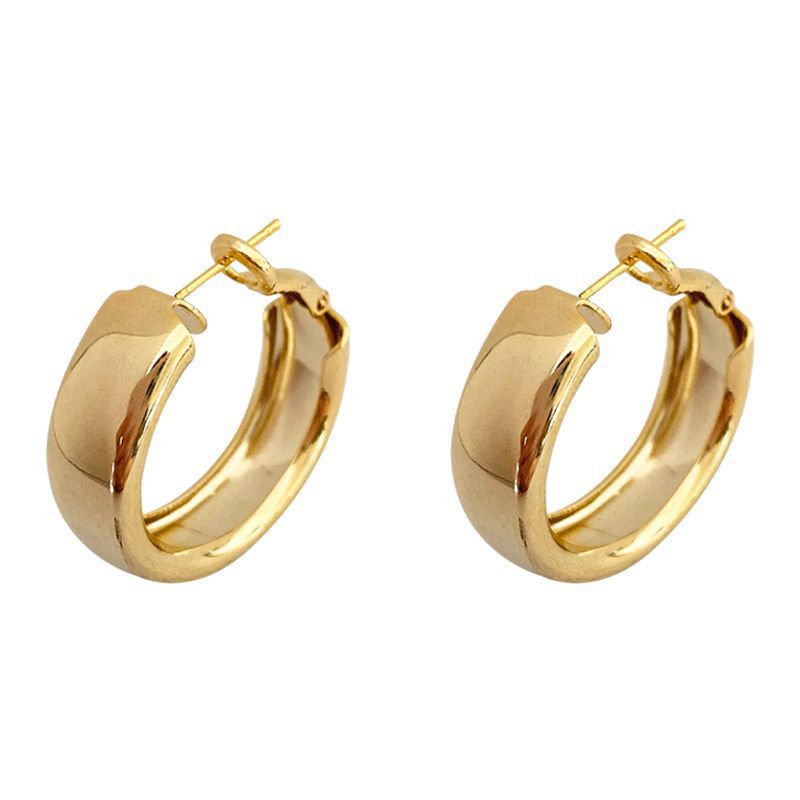 Fashionable Hoops Made of High-Quality Precious Metal Bowlift