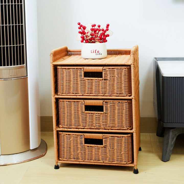 Multi-Drawer Woven Storage Chest Bowlift