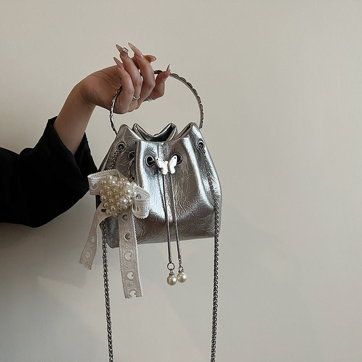 Stylish Butterfly-Detail Handbag Bowlift