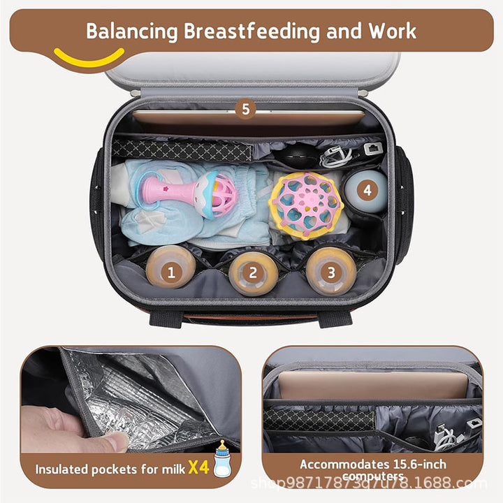 Versatile Quilted Travel Utility Bag Bowlift