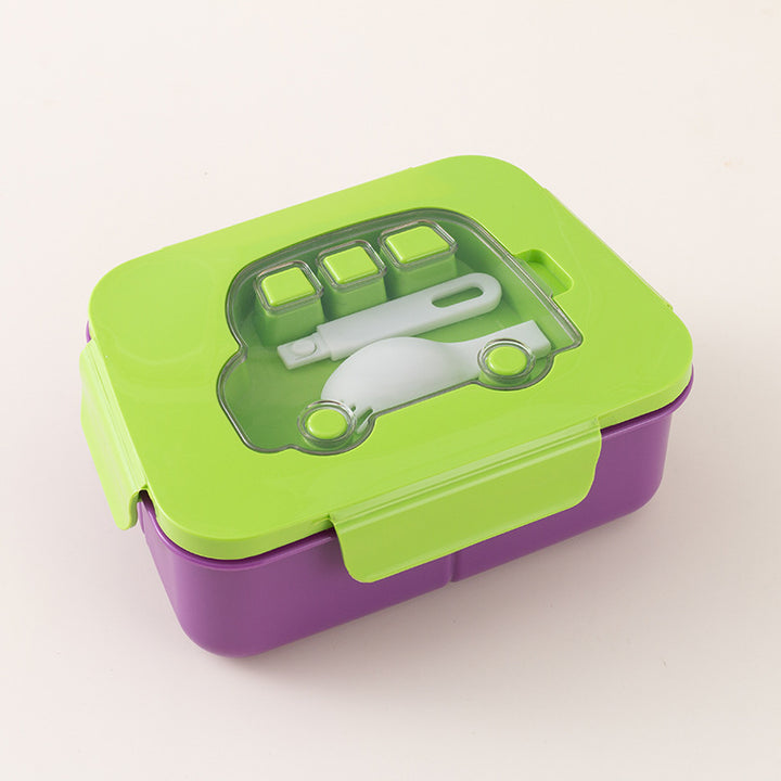 Cartoon-Themed Multi-Layered Lunch Box