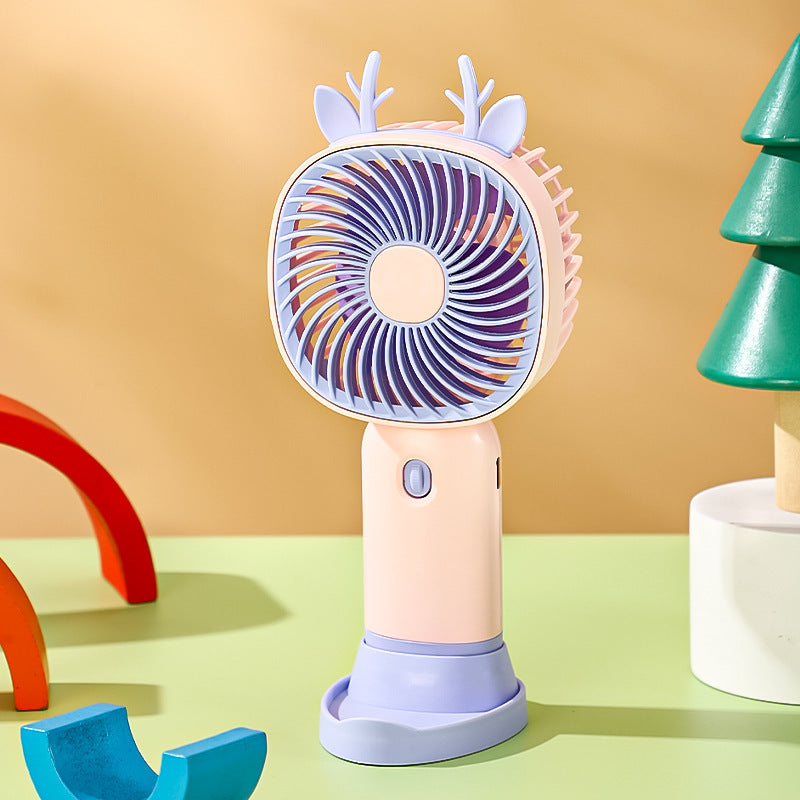 Ladies Portable Pet-Friendly Fan Bowlift