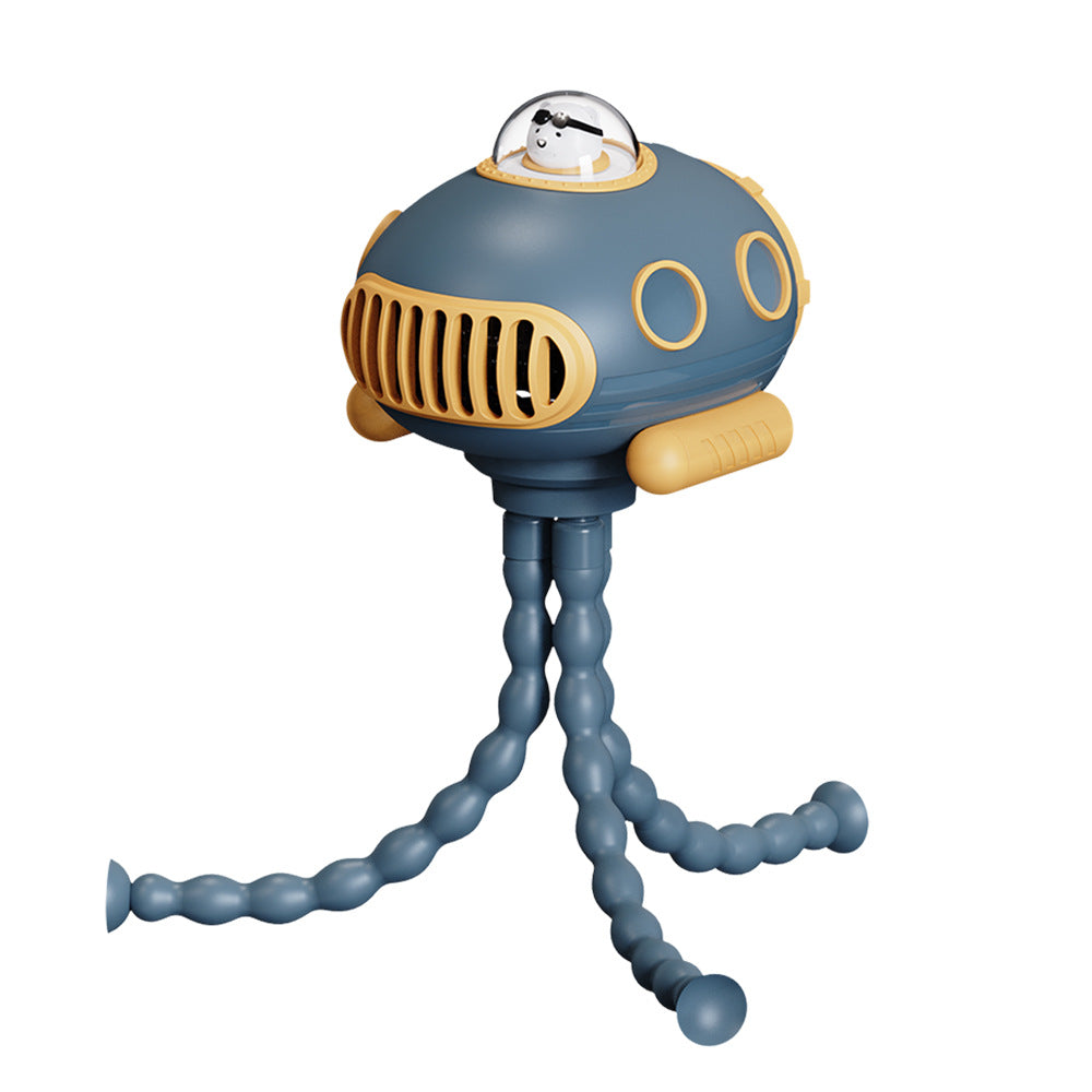 Unisex nan multifunctional baby toy with flexible suction cup legs, grasp and biting functions Bowlift