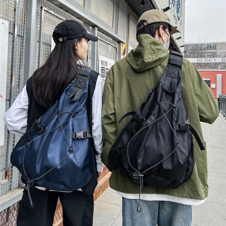Sporty sling backpack with adjustable straps and practical organizer Bowlift