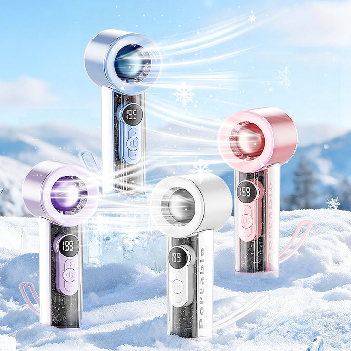 Women's portable air-conditioned fan Bowlift