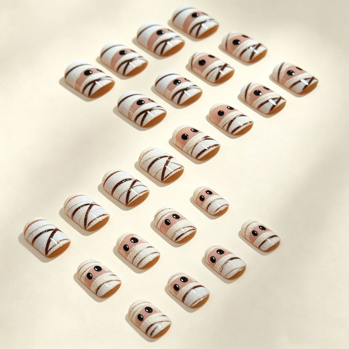 Halloween Themed Press-On Nail Design Bowlift