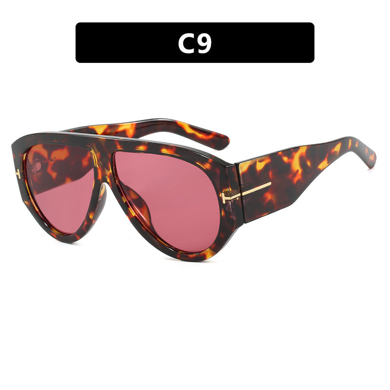 Women's Geometric Sunglasses with Modern Frame and Polarized Lenses Bowlift