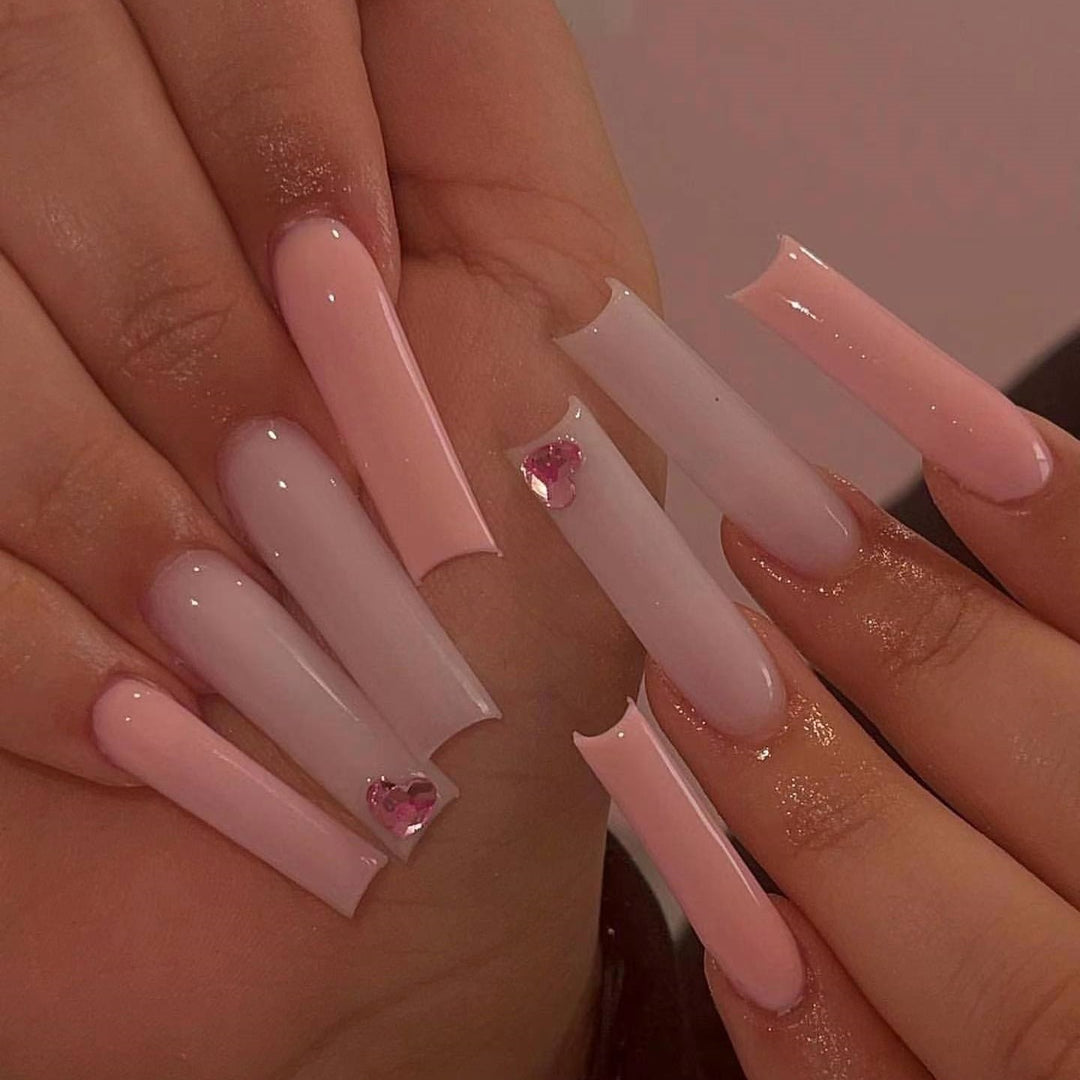 Ornate Butterfly-Inspired Acrylic Nail Extensions Bowlift