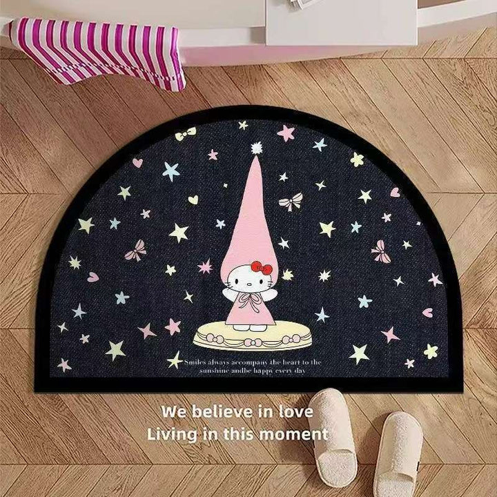 Whimsical Character-Themed Door Mat