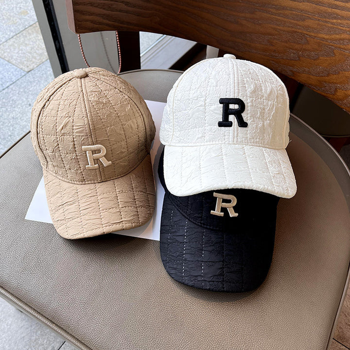 Women's Contemporary Textured Design Baseball Cap Bowlift