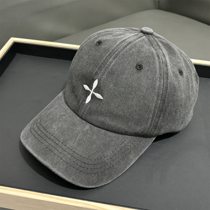 Unisex Vintage-Inspired Soft Twill Cap Bowlift